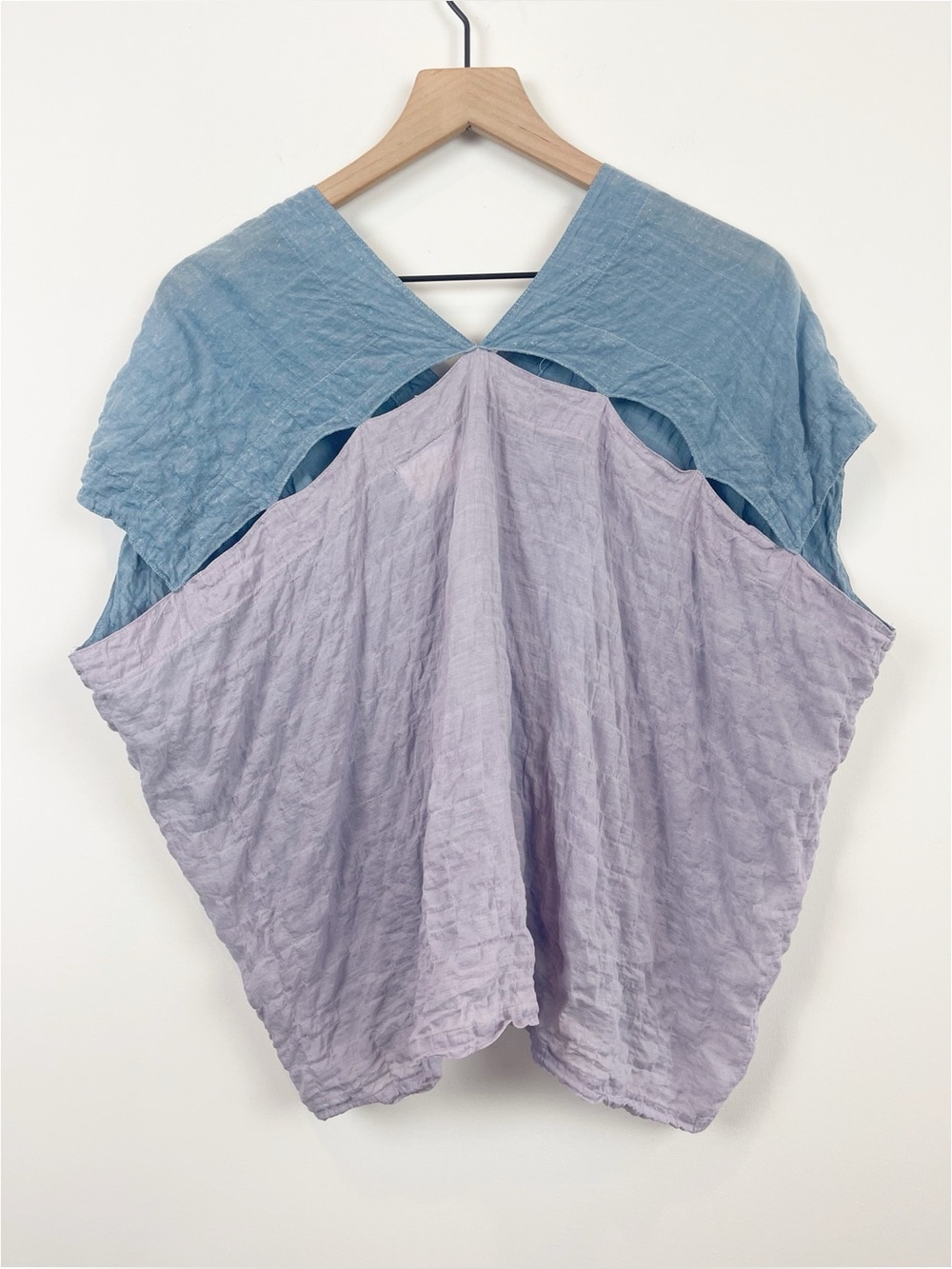 Atelier Delphine Celeste Wave Cotton Reversible Top - Picture 7 of 9